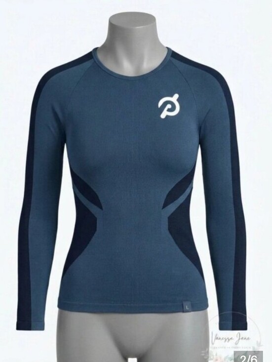 Peloton Other - Peloton Women's Seamless Long Sleeve Swim Top — Slate Blue